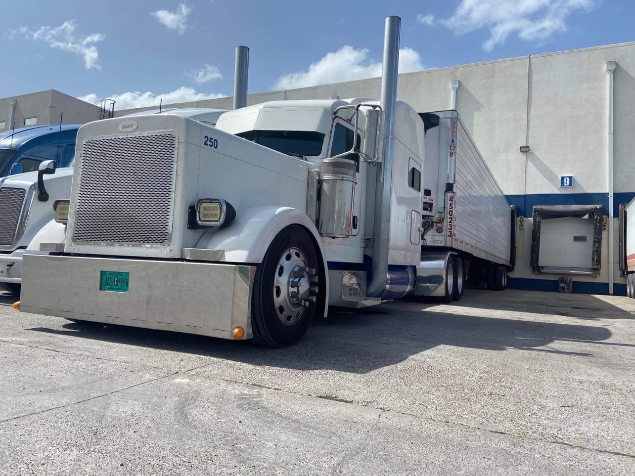 Truck at loading dock