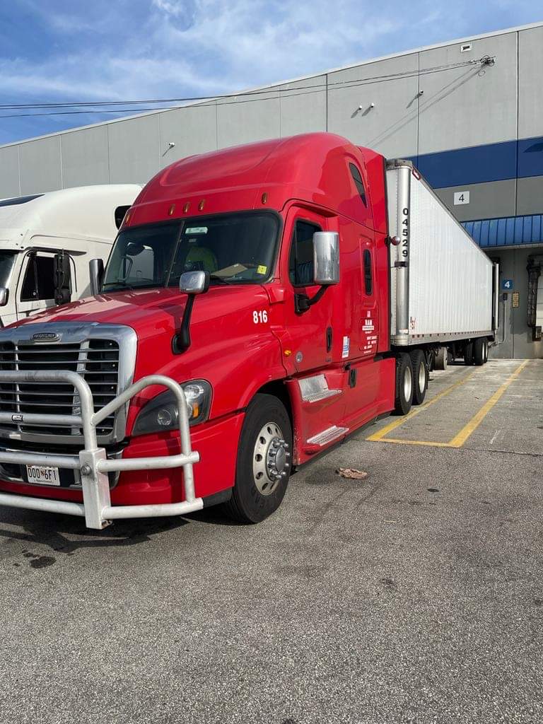 Truck at loading dock
