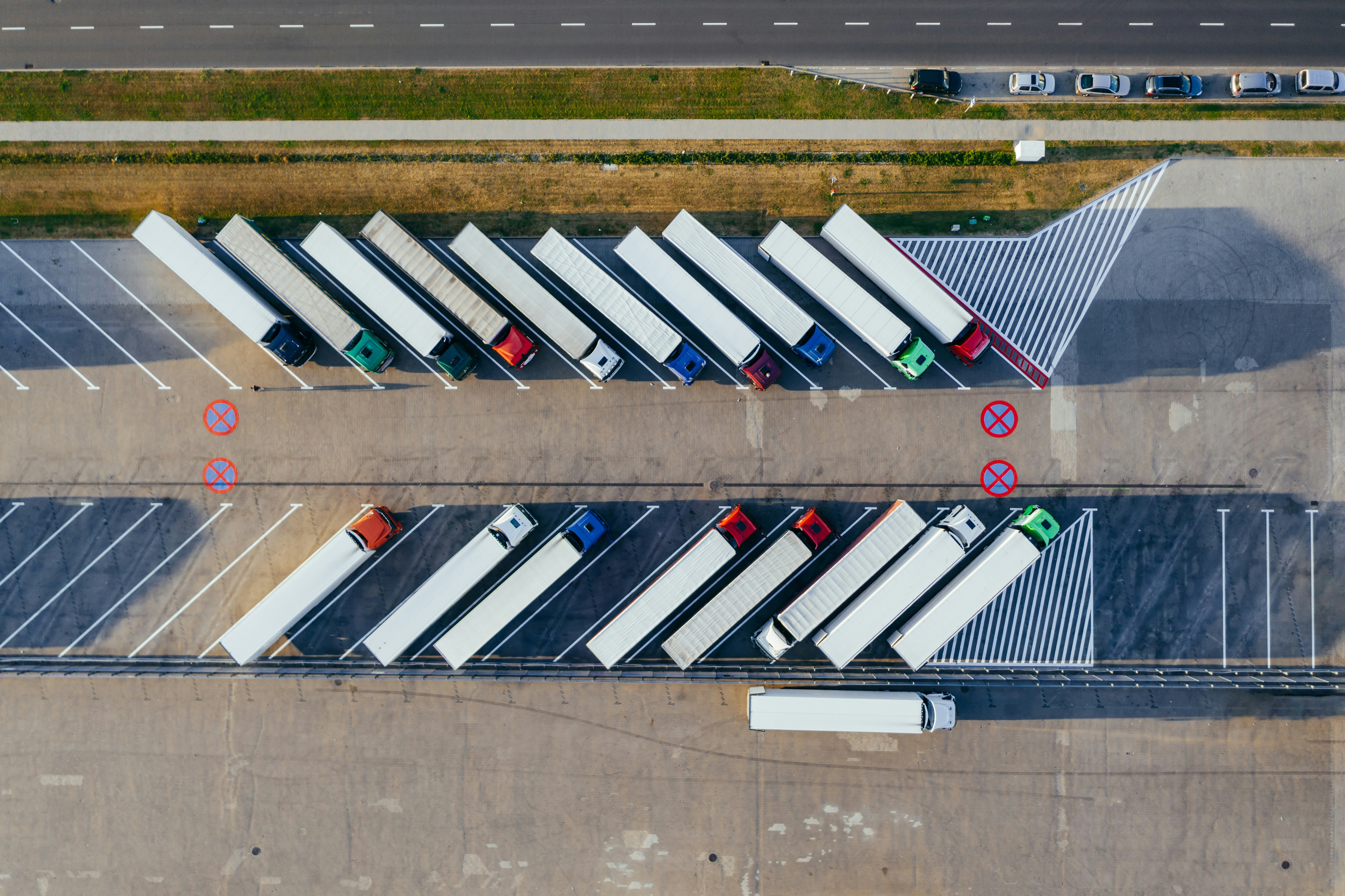 Modern truck fleet